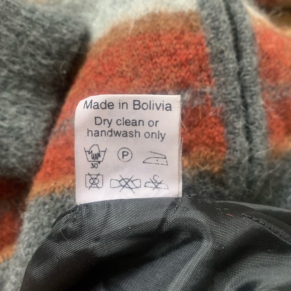 🦙Alpaca Wool🦙WALIKI Cardigan Full Zipper & Lined Gorgeous Colorway  Pockets too! - Picture 10 of 16